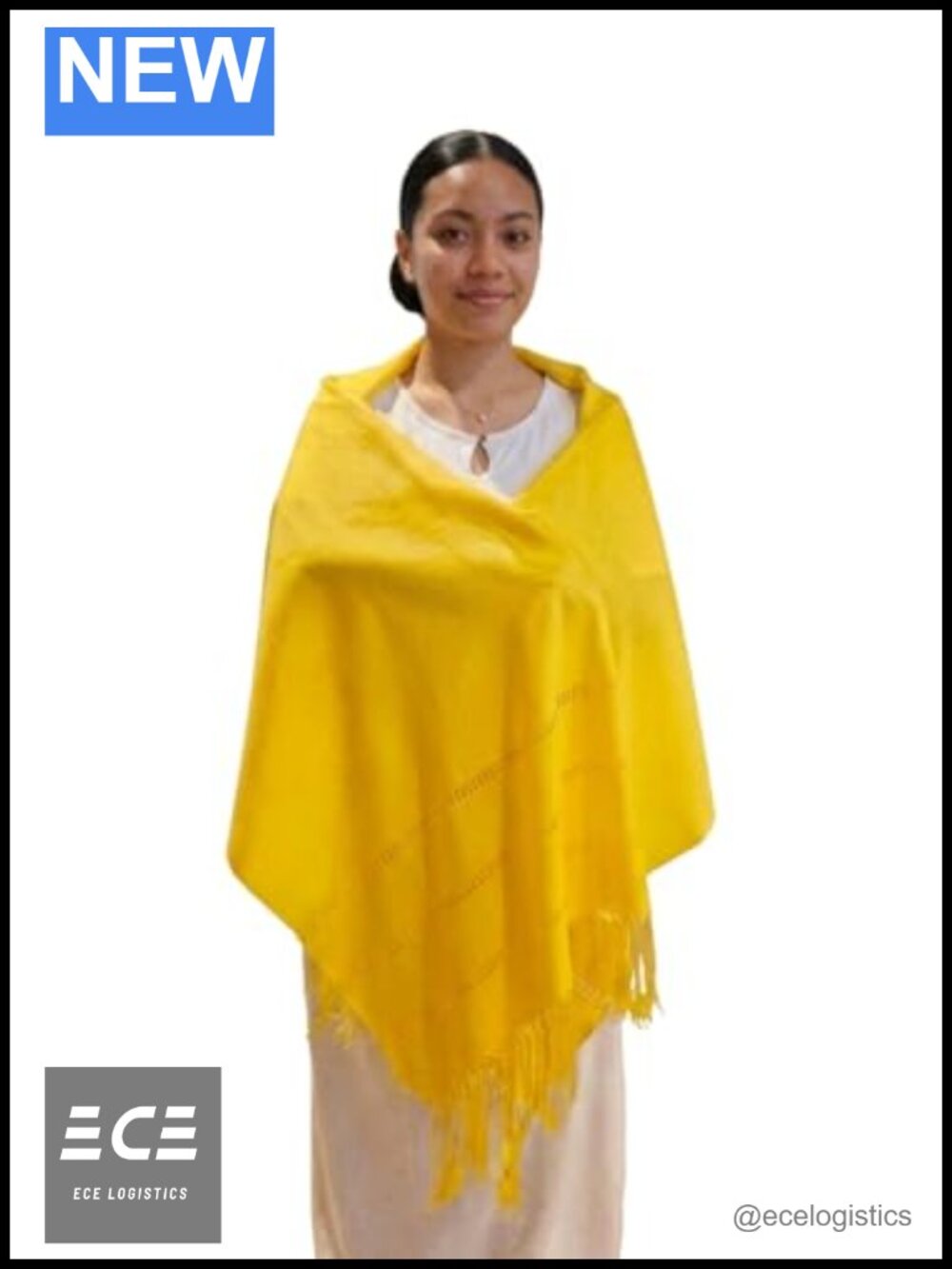 Handwoven Mexican Rebozo Shawl Wrap Artisela Silk-Style XL Fiesta